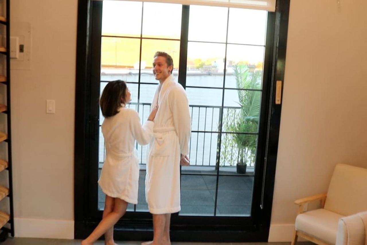 Nyc Skyline Views, Sauna & Rooftop - Romantic Escape At "Brooklyn Bay Lofts" New York Luaran gambar